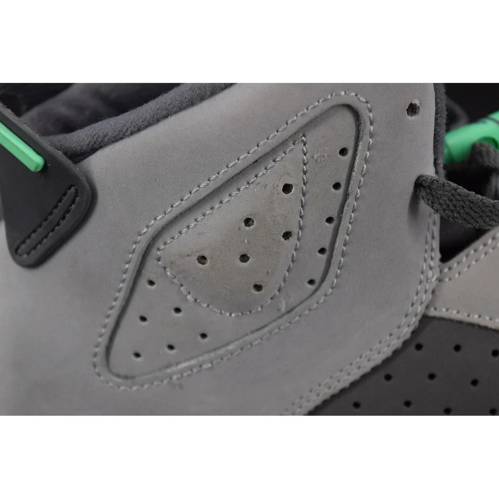 Jordan Air Jordan 6 Retro GG Kids 7.5Y Grey Green Glow 543390-005 Good Condition